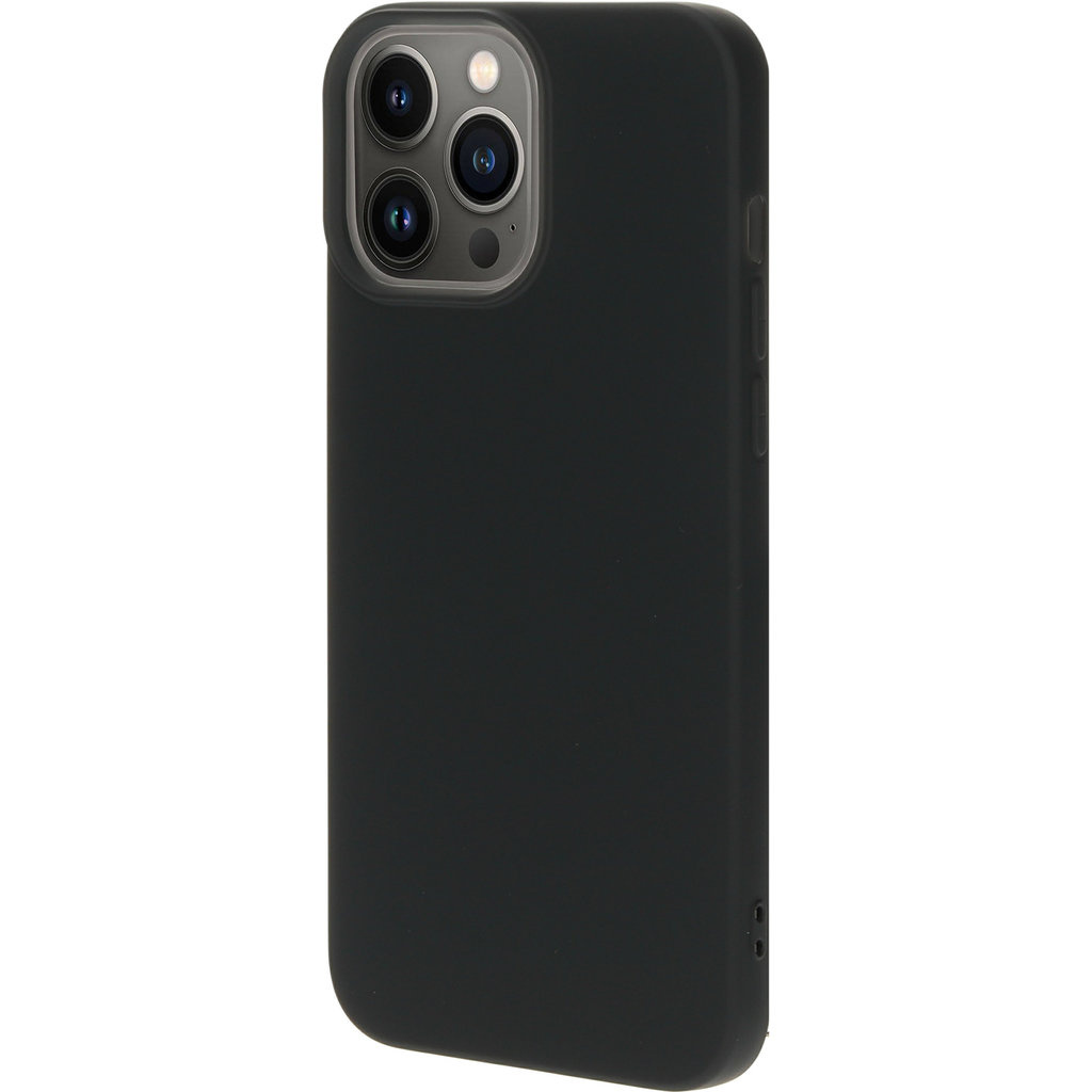 Mobiparts Mobiparts Siliconen Cover voor Apple iPhone 13 Pro Max - Zwart