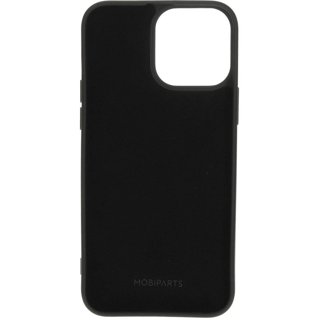 Mobiparts Mobiparts Siliconen Cover voor Apple iPhone 13 Pro Max - Zwart