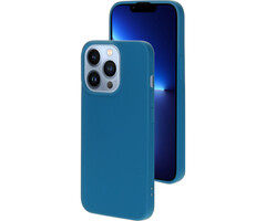 Mobiparts Mobiparts Siliconen Cover voor Apple iPhone 13 Pro - Blueberry Blue