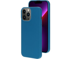 Mobiparts Mobiparts Silicone Cover voor Apple iPhone 13 Pro Max - Blueberry Blue