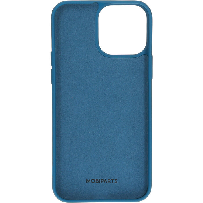 Mobiparts Mobiparts Silicone Cover voor Apple iPhone 13 Pro Max - Blueberry Blue