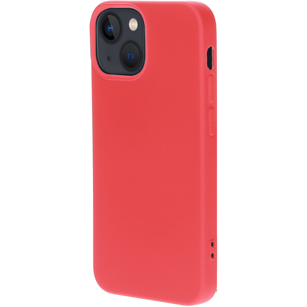 Mobiparts Mobiparts Silicone Cover voor Apple iPhone 13 Mini - Scarlet Red