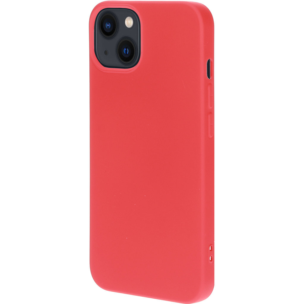 Mobiparts Mobiparts Silicone Cover voor Apple iPhone 13 - Scarlet Red