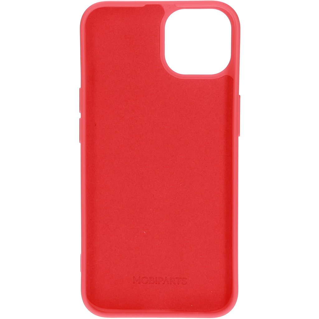 Mobiparts Mobiparts Silicone Cover voor Apple iPhone 13 - Scarlet Red