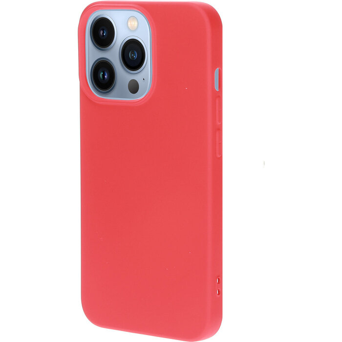Mobiparts Mobiparts Siliconen Hoesje voor Apple iPhone 13 Pro - Scarlet Red