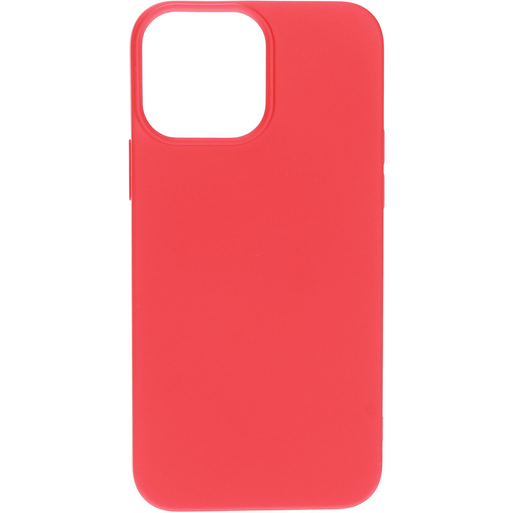 Mobiparts Mobiparts Silicone Cover voor iPhone 13 Pro Max - Scarlet Red