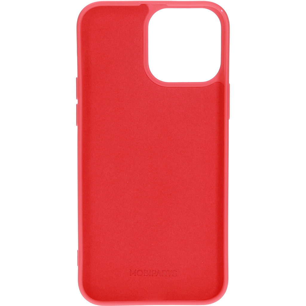 Mobiparts Mobiparts Silicone Cover voor iPhone 13 Pro Max - Scarlet Red
