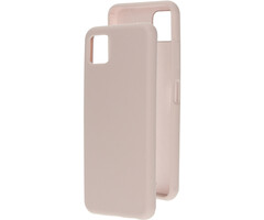 Mobiparts Mobiparts Silicone Cover voor Samsung Galaxy A22 5G - Soft Salmon