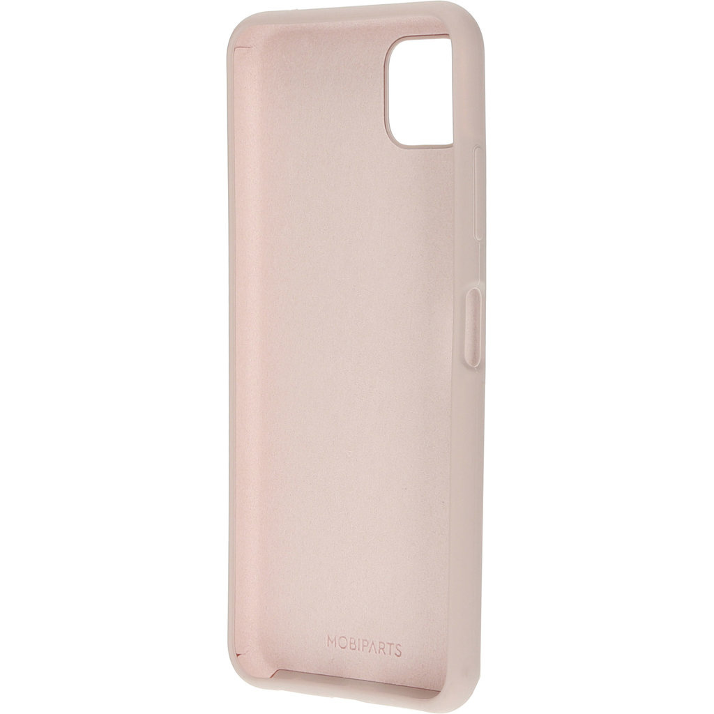 Mobiparts Mobiparts Silicone Cover voor Samsung Galaxy A22 5G - Soft Salmon