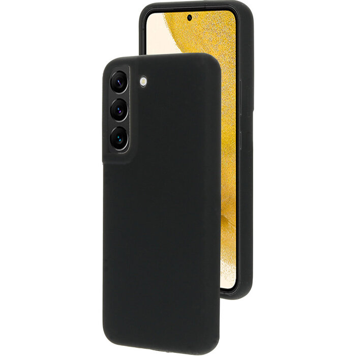 Mobiparts Mobiparts Silicone Cover voor Samsung Galaxy S22 Plus - Zwart