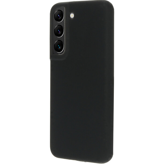 Mobiparts Mobiparts Silicone Cover voor Samsung Galaxy S22 Plus - Zwart