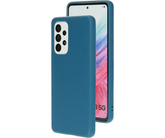 Mobiparts Mobiparts Silicone Cover voor Samsung Galaxy A53 - Blueberry Blue