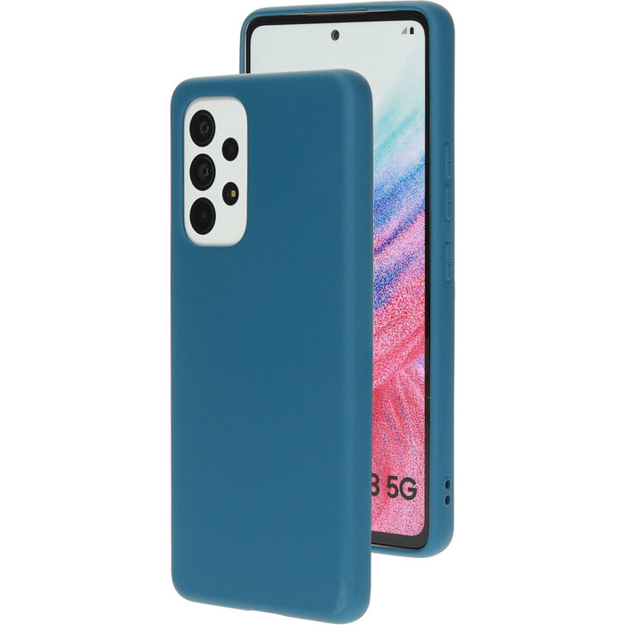 Mobiparts Mobiparts Silicone Cover Samsung Galaxy A53 (2022) Blueberry Blue