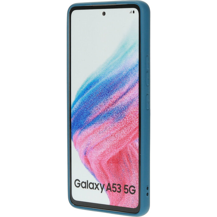 Mobiparts Mobiparts Silicone Cover Samsung Galaxy A53 (2022) Blueberry Blue