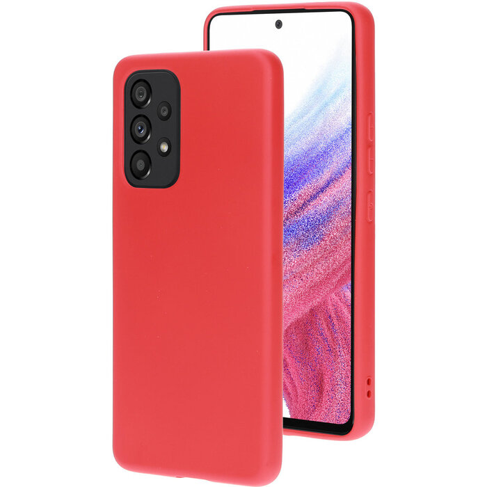 Mobiparts Mobiparts Silicone Cover Samsung Galaxy A53 (2022) Scarlet Red