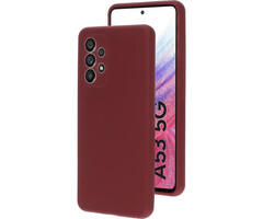 Mobiparts Mobiparts Siliconen Hoesje voor Samsung Galaxy A53 - Plum Red