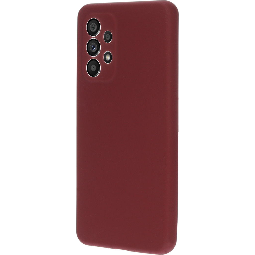 Mobiparts Mobiparts Silicone Cover Samsung Galaxy A53 (2022) Plum Red