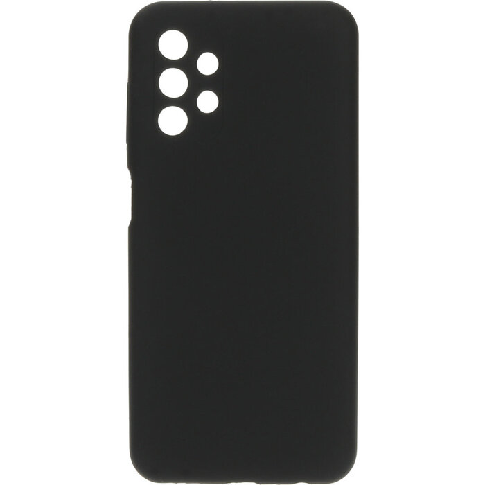 Mobiparts Mobiparts Siliconen Cover voor Samsung Galaxy A13 4G - Zwart