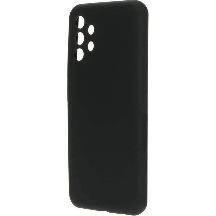 Mobiparts Mobiparts Siliconen Cover voor Samsung Galaxy A13 4G - Zwart
