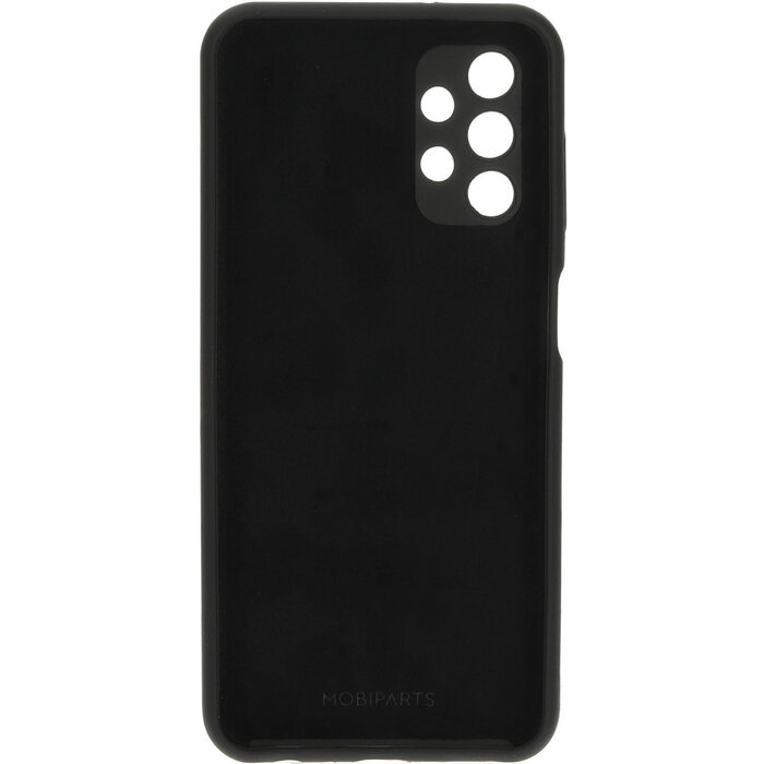 Mobiparts Mobiparts Siliconen Cover voor Samsung Galaxy A13 4G - Zwart