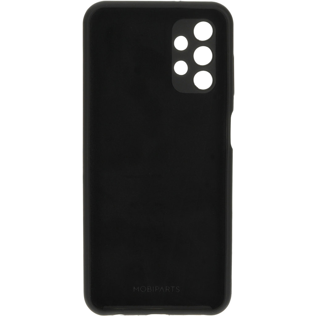 Mobiparts Mobiparts Siliconen Cover voor Samsung Galaxy A13 4G - Zwart