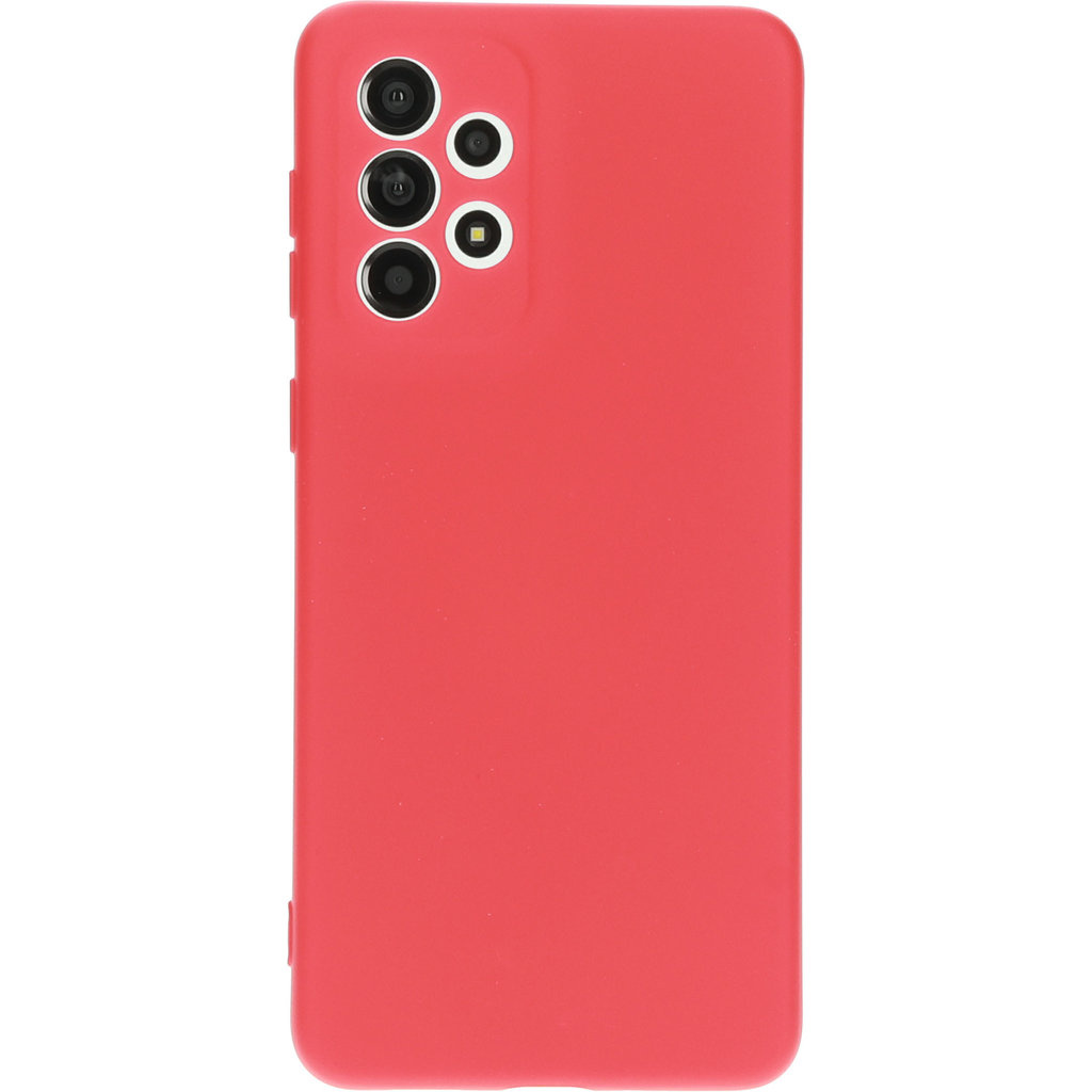 Mobiparts Mobiparts Siliconen Cover voor Samsung Galaxy A33 5G - Scarlet Red
