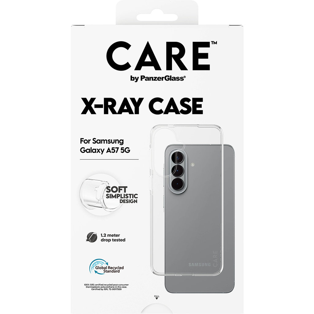 CARE by PanzerGlass PanzerGlass CARE X-Ray Case voor Samsung Galaxy A57 5G - Transparant