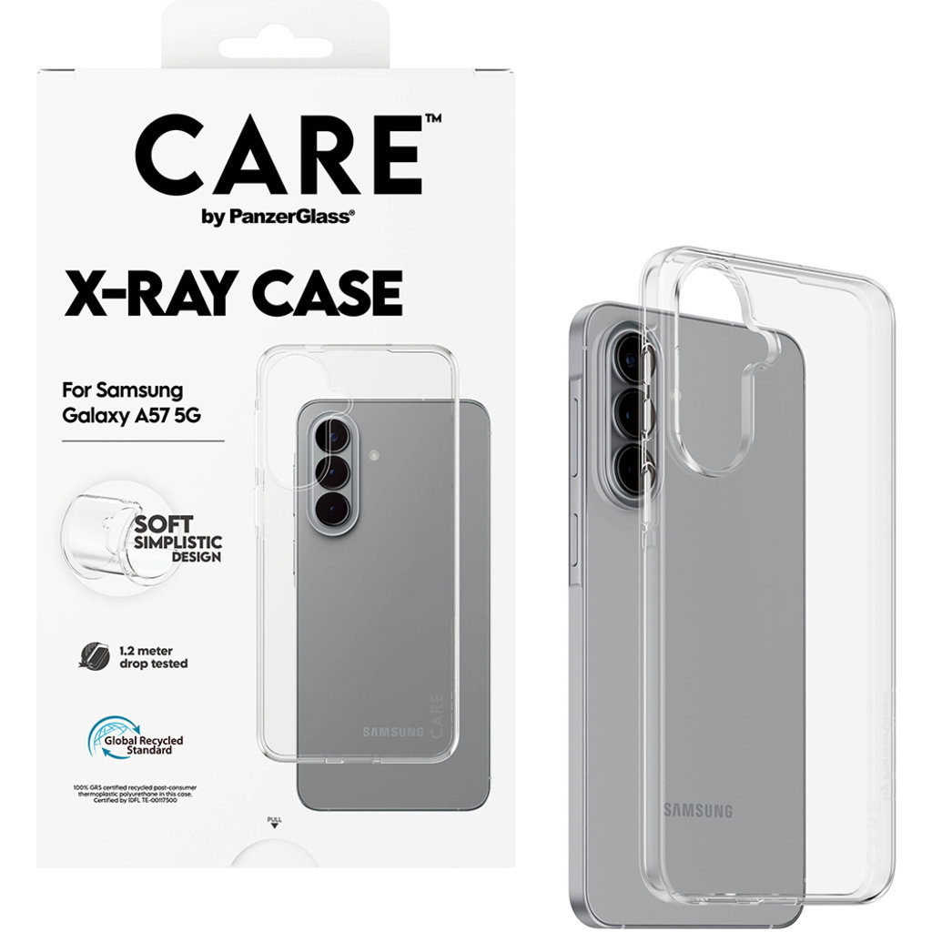 CARE by PanzerGlass PanzerGlass CARE X-Ray Case voor Samsung Galaxy A57 5G - Transparant