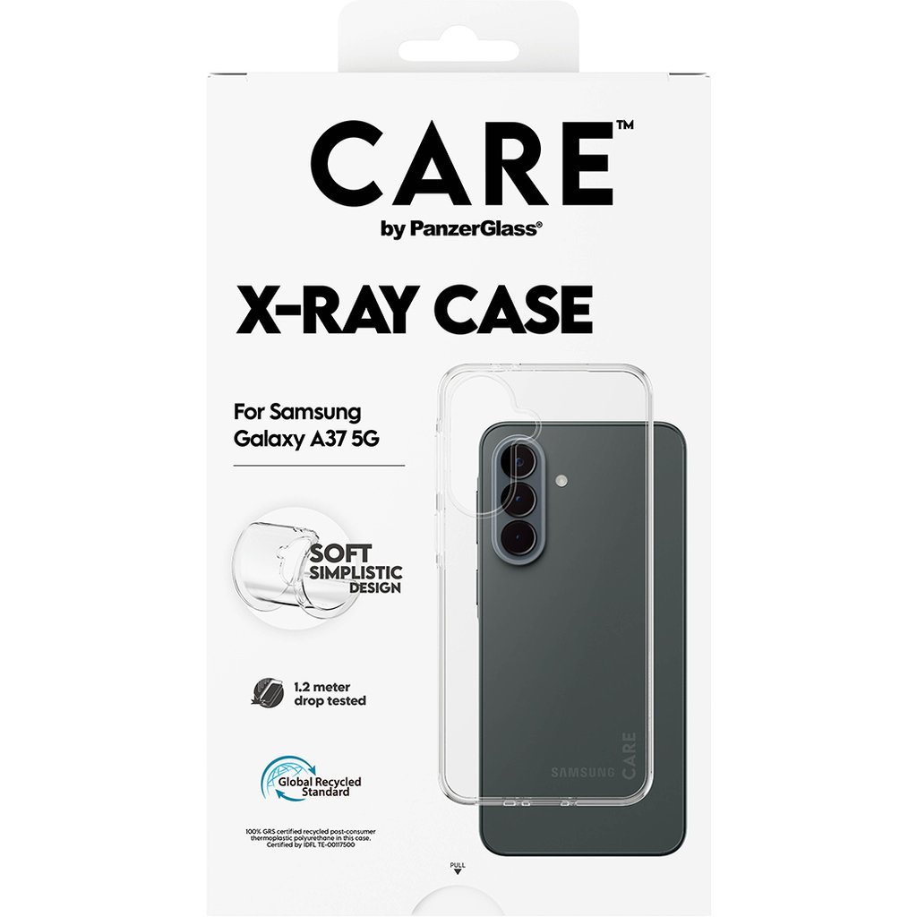 CARE by PanzerGlass PanzerGlass CARE X-Ray Hoesje voor Samsung Galaxy A37 5G - Transparant