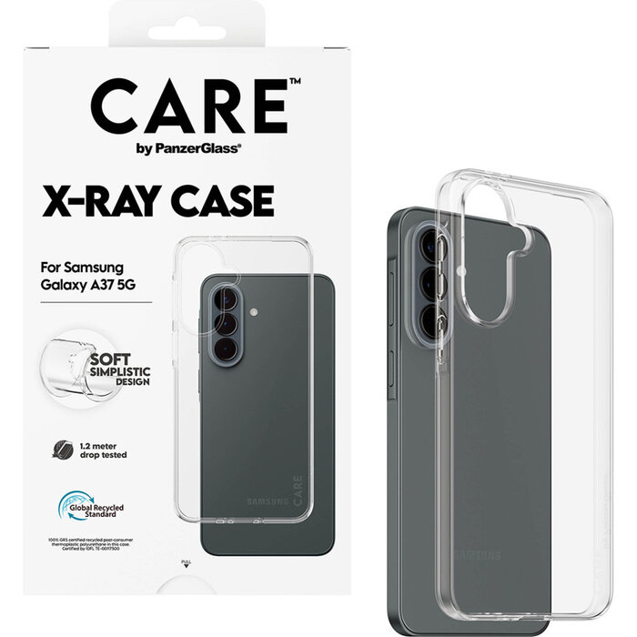 CARE by PanzerGlass PanzerGlass CARE X-Ray Hoesje voor Samsung Galaxy A37 5G - Transparant