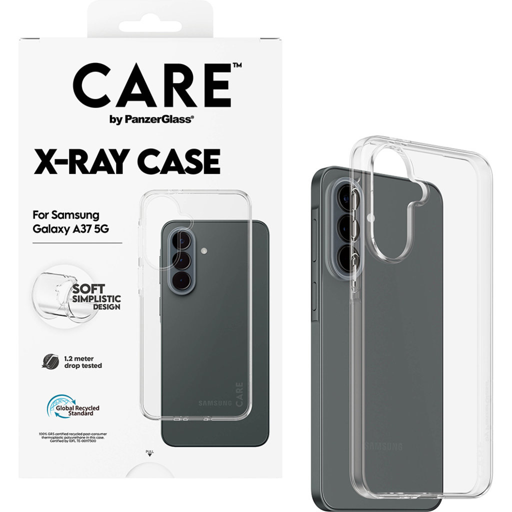 CARE by PanzerGlass PanzerGlass CARE X-Ray Hoesje voor Samsung Galaxy A37 5G - Transparant