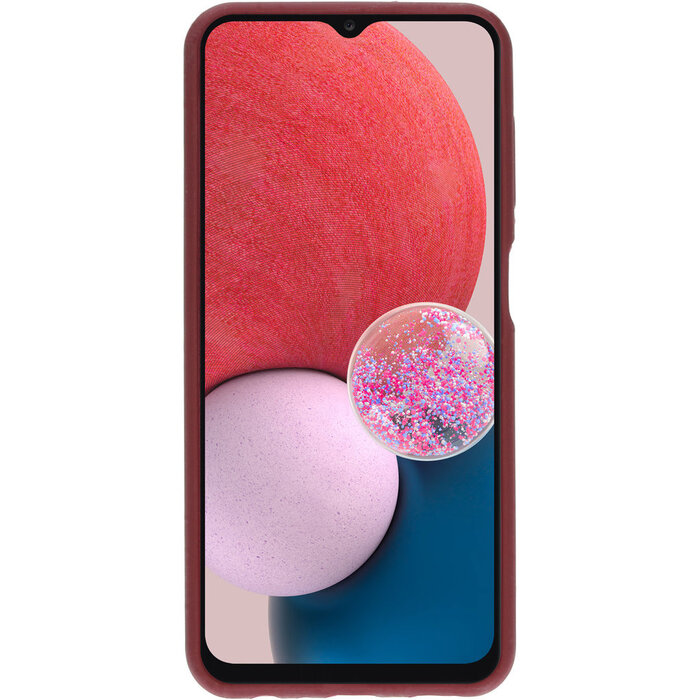 Mobiparts Mobiparts Siliconen Cover voor Samsung Galaxy A13 4G - Plum Red