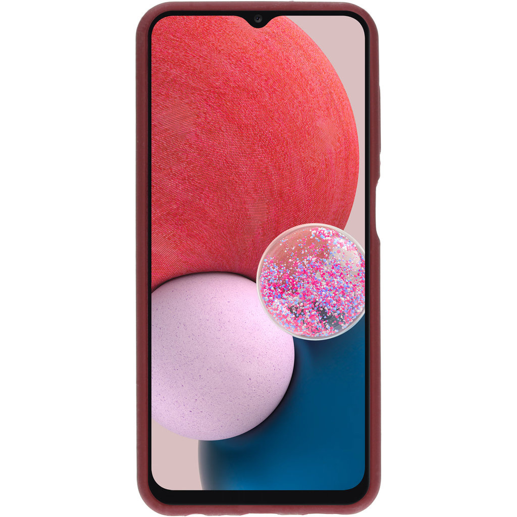 Mobiparts Mobiparts Siliconen Cover voor Samsung Galaxy A13 4G - Plum Red