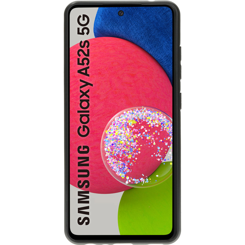 Mobiparts Mobiparts Classic TPU Hoesje Samsung Galaxy A52 / A52s - Mat Zwart