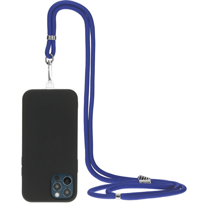 Mobiparts Mobiparts Universeel Telefoonkoord Blauw - Smartphone Draagkoord
