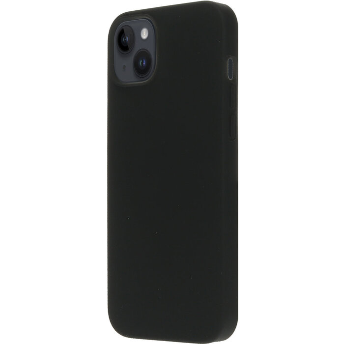 Mobiparts Mobiparts Siliconen MagSafe Cover voor iPhone 14 Plus - Zwart