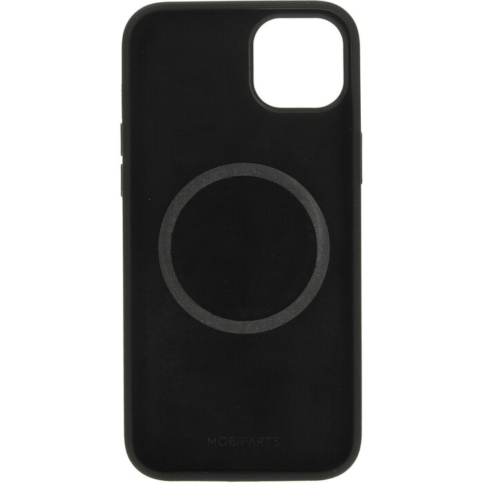 Mobiparts Mobiparts Siliconen MagSafe Cover voor iPhone 14 Plus - Zwart