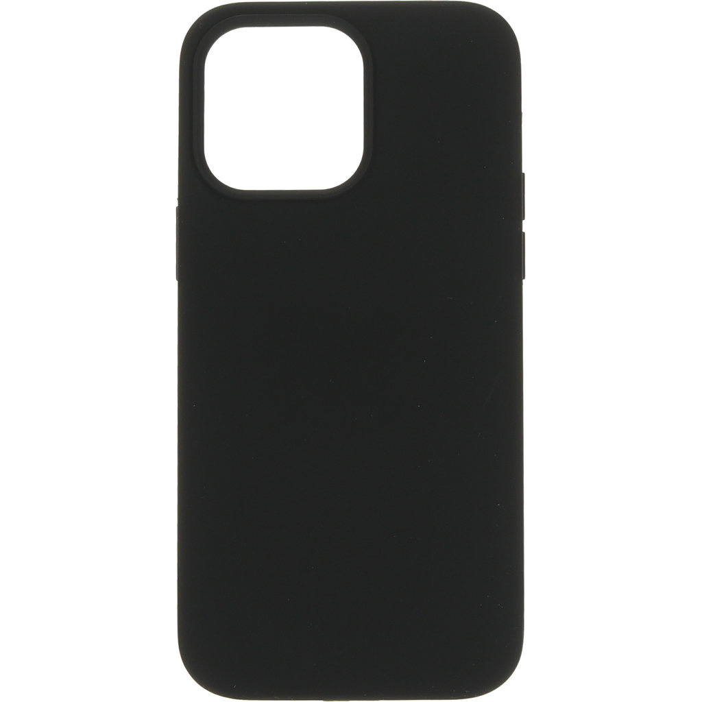 Mobiparts Mobiparts Siliconen Hoesje voor iPhone 14 Pro Max - MagSafe - Zwart