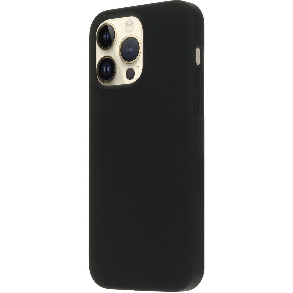 Mobiparts Mobiparts Siliconen Hoesje voor iPhone 14 Pro Max - MagSafe - Zwart