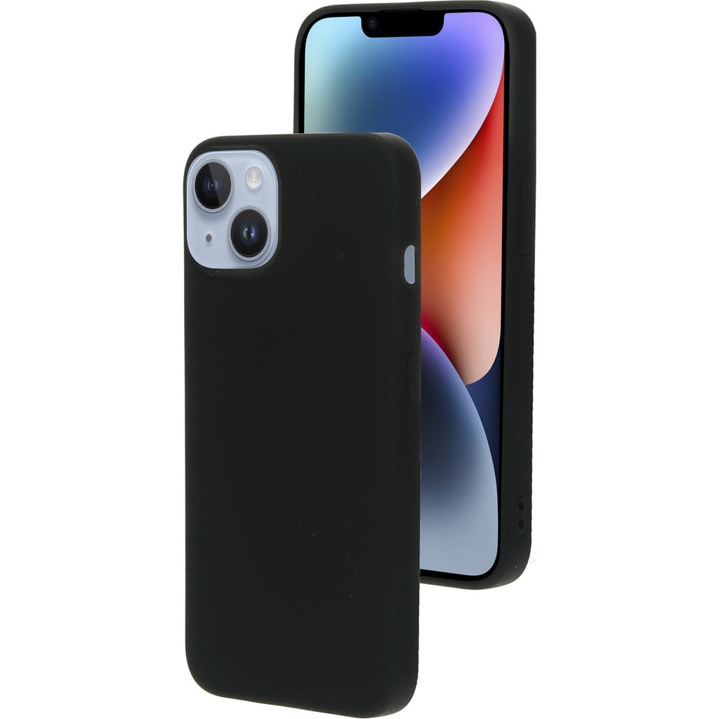 Mobiparts Mobiparts Siliconen Cover voor Apple iPhone 14 / 13 - Zwart