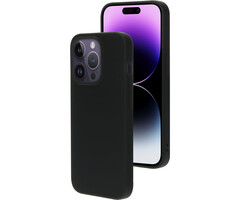 Mobiparts Mobiparts Siliconen Cover voor Apple iPhone 14 Pro - Zwart