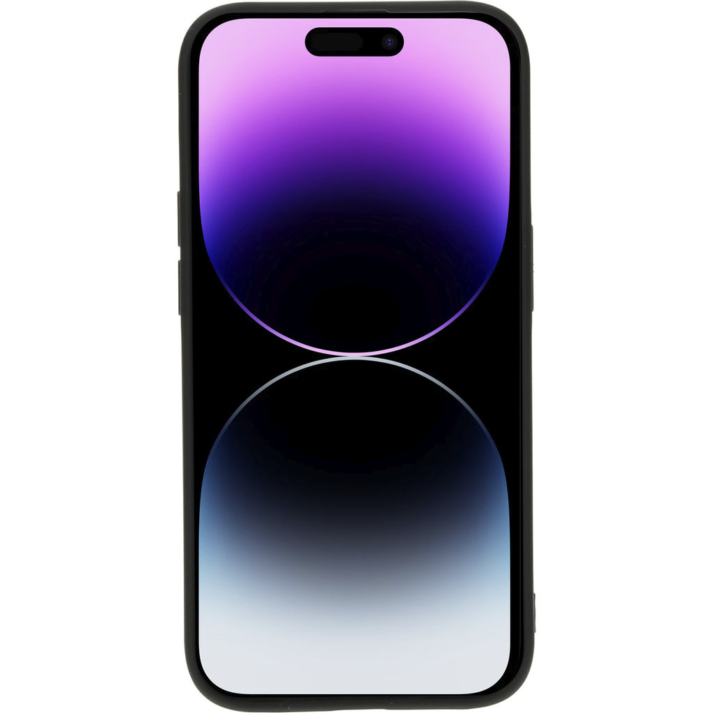 Mobiparts Mobiparts Siliconen Cover voor Apple iPhone 14 Pro - Zwart