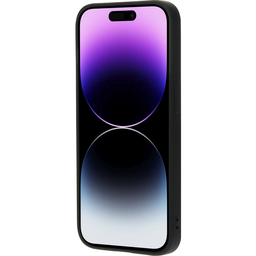 Mobiparts Mobiparts Siliconen Cover voor Apple iPhone 14 Pro - Zwart