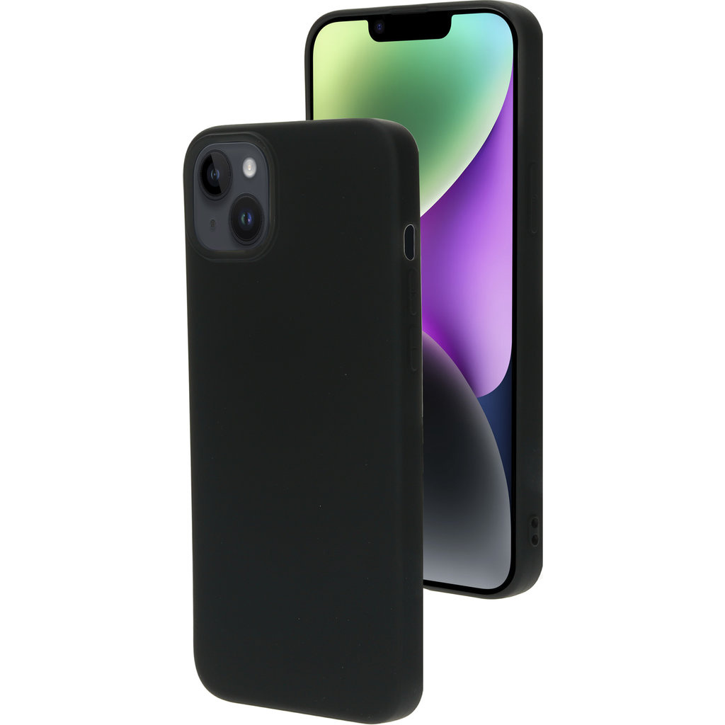 Mobiparts Mobiparts Silicone Cover voor Apple iPhone 14 Plus - Zwart