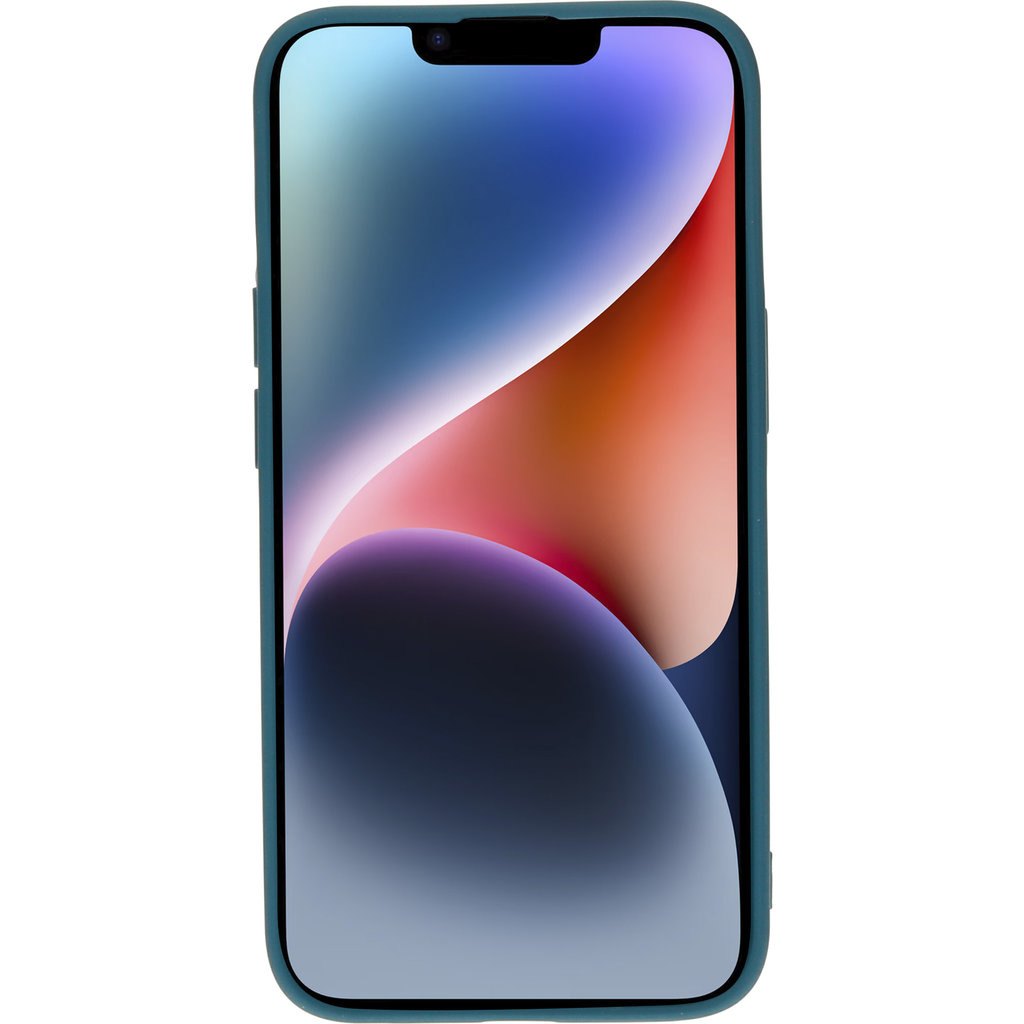 Mobiparts Mobiparts Silicone Cover voor Apple iPhone 14 - Blueberry Blue