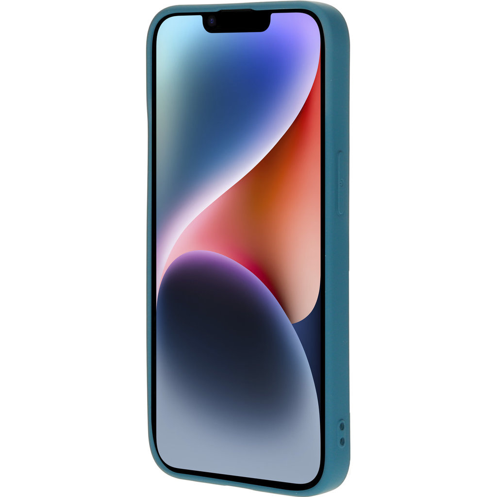 Mobiparts Mobiparts Silicone Cover Apple iPhone 14 Blueberry Blue
