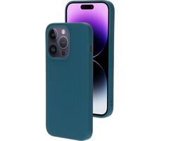 Mobiparts Mobiparts Silicone Cover voor Apple iPhone 14 Pro - Blueberry Blue