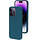 Mobiparts Silicone Cover voor Apple iPhone 14 Pro - Blueberry Blue