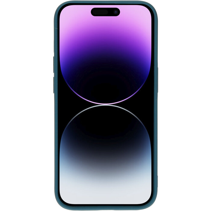 Mobiparts Mobiparts Silicone Cover voor Apple iPhone 14 Pro - Blueberry Blue