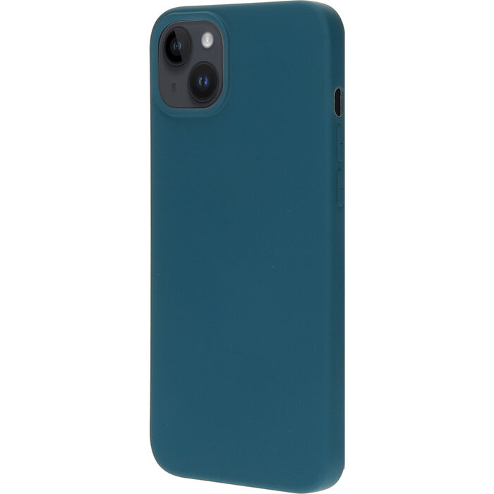 Mobiparts Mobiparts Siliconen Cover voor iPhone 14 Plus - Blueberry Blue